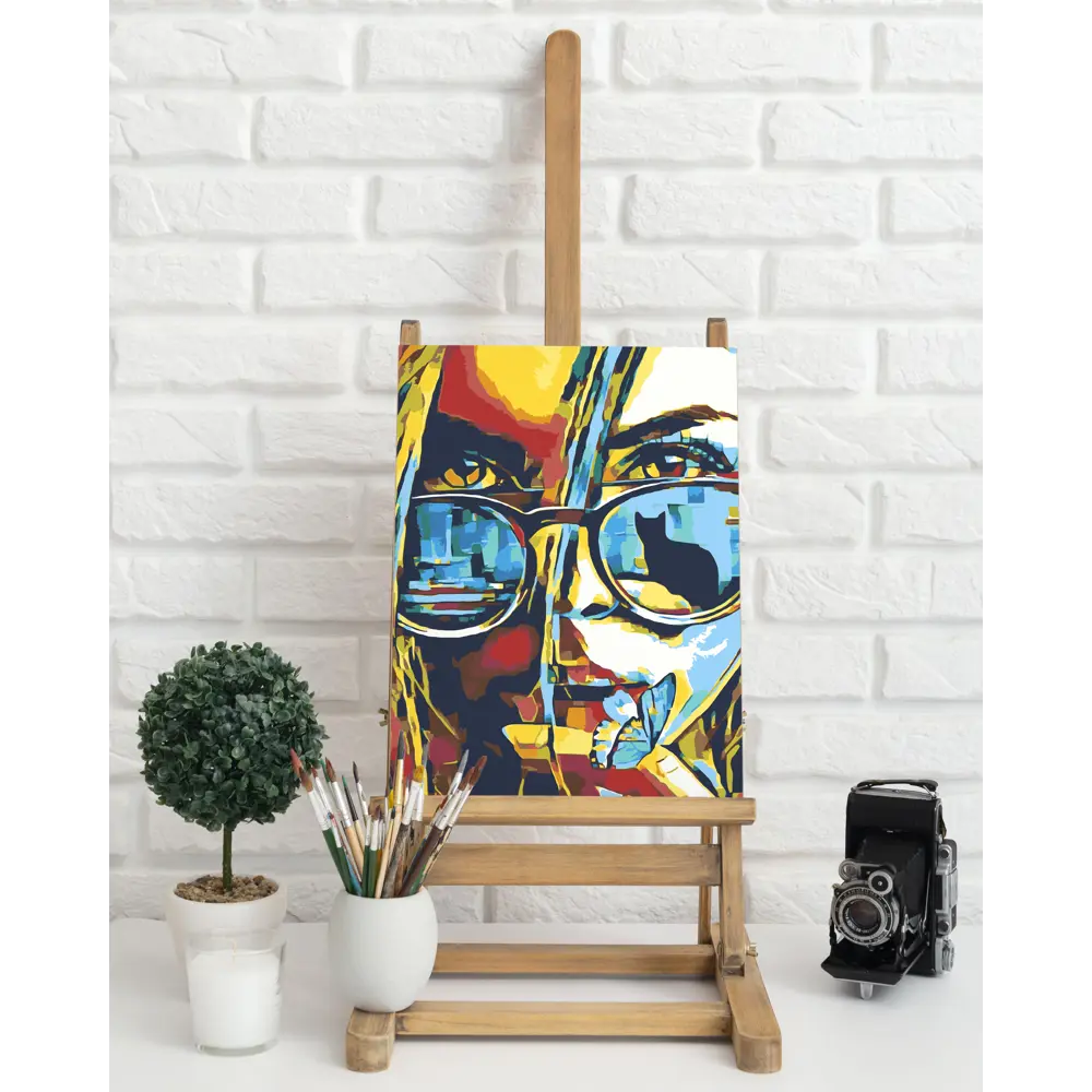 Картина по номерам Женщина-кошка 40х50 см FBRUSH STLM-2014409 - Вид №2