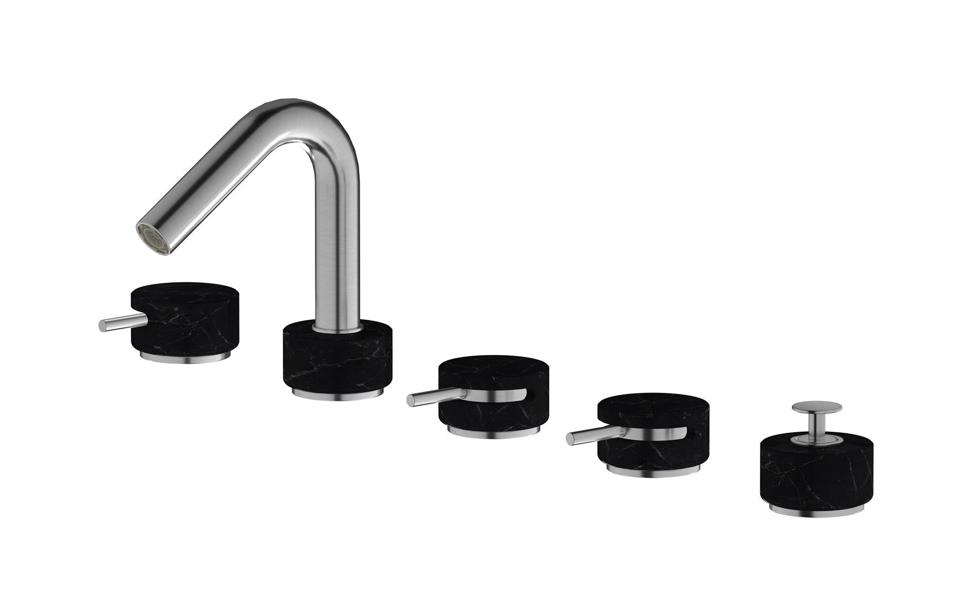 Смеситель для ванны с 5 отверстиями IB мрамор + мрамор Elle ARCH-00043007 - Вид №17