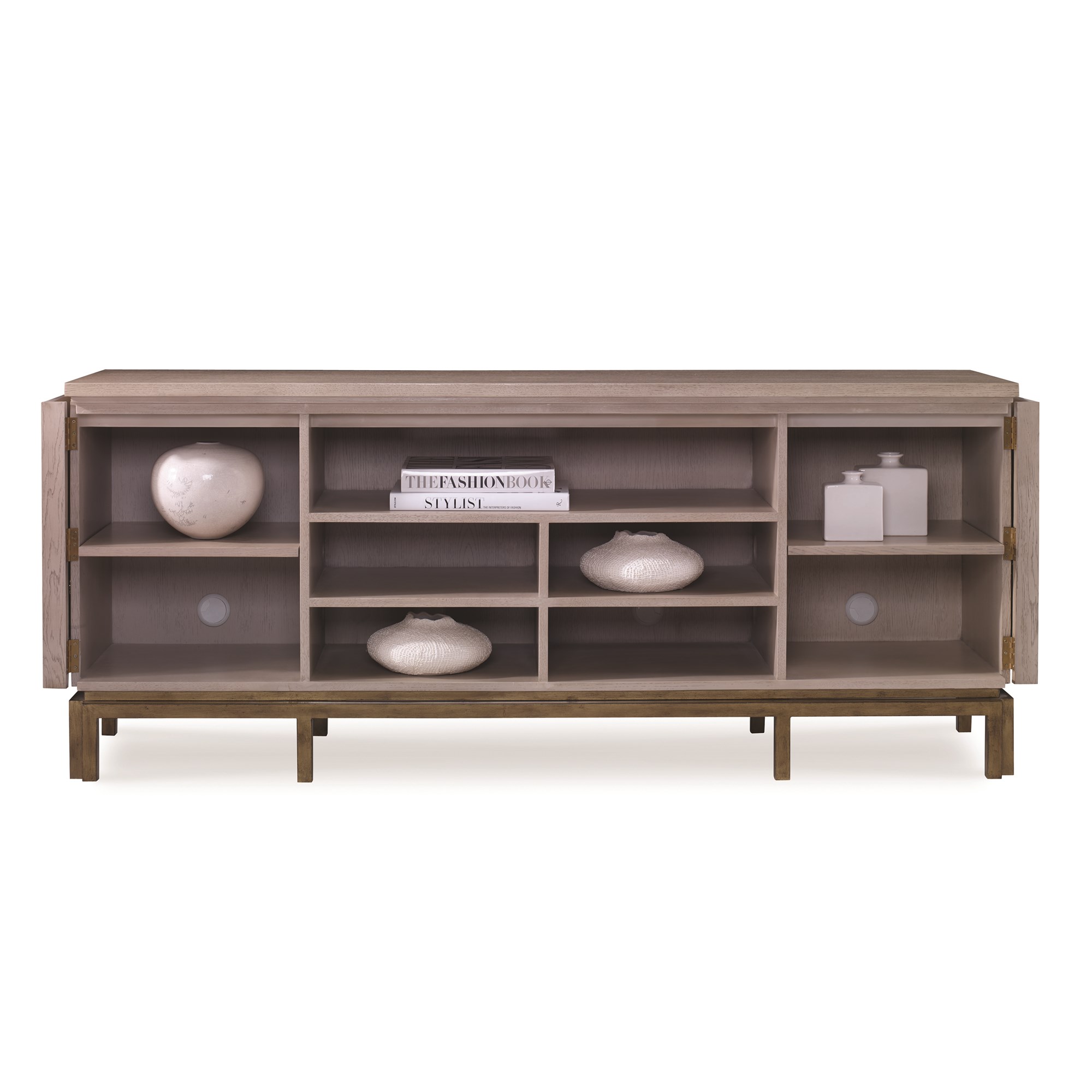 Шкафы 06809-820-001 Cherry Blossom Media Cabinet - Oak Ambella  - Вид №7