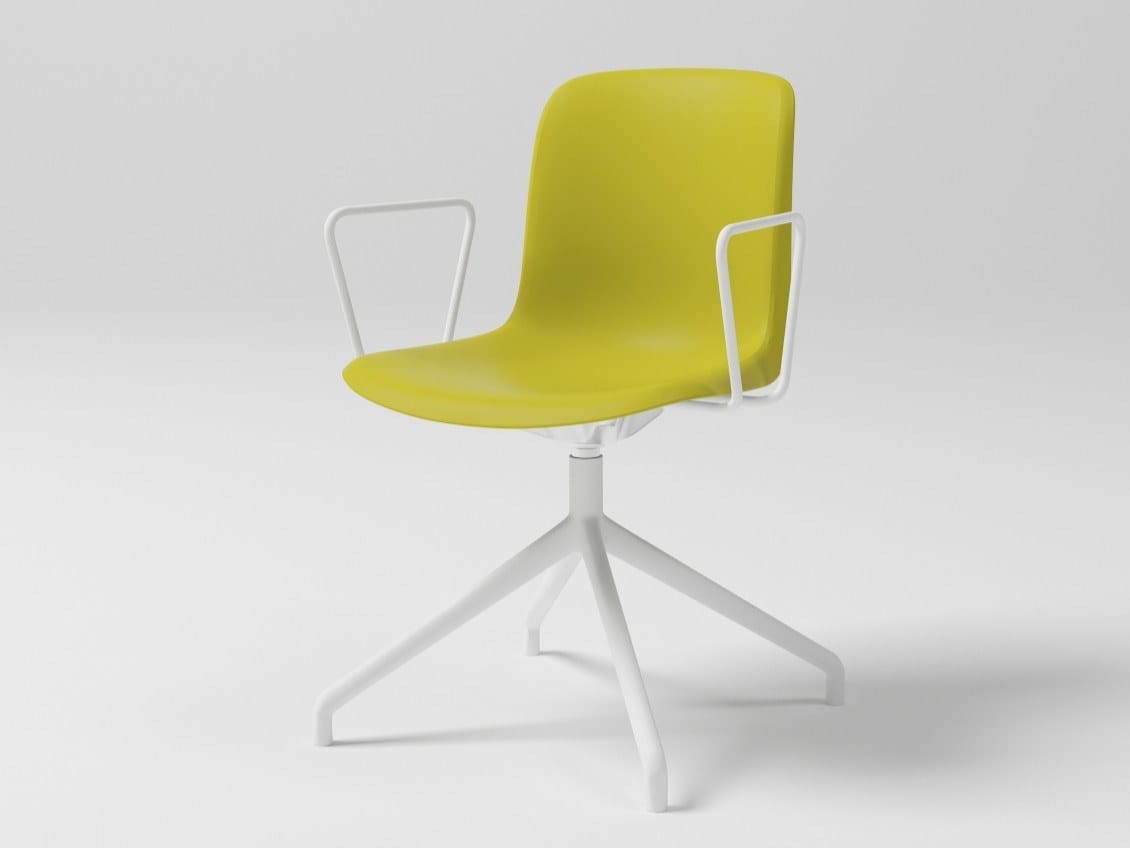 Офисное кресло из ткани с подлокотниками на насесте Grado Design Every ARCH-00058719 - Вид №5