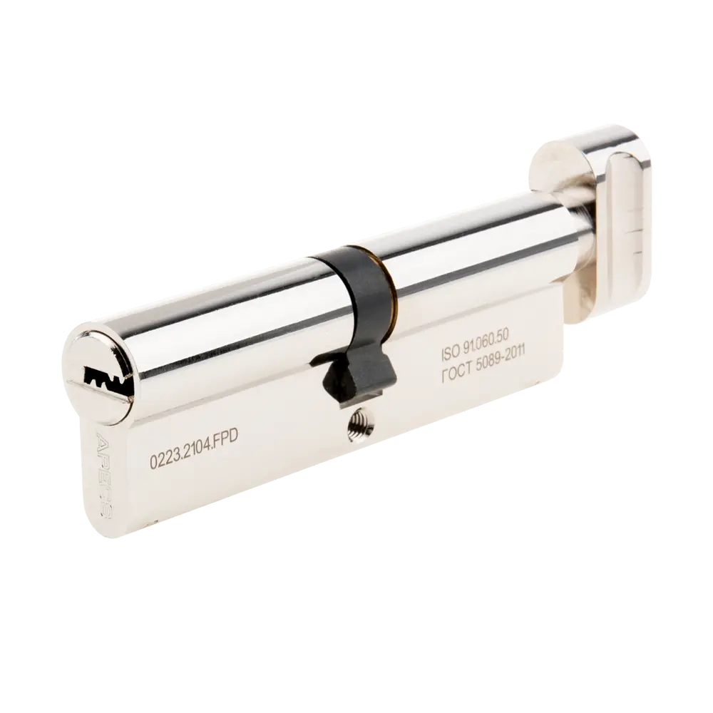 Цилиндровый механизм APECS Pro LM-100-C-NI с защитой от взлома 84168062 SM STLM-0046674