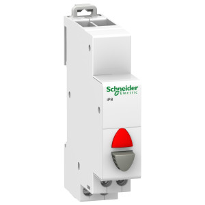 A9E18039 КНОПКА УПР iPB 1НЗ СЕР+КРАСН ИНД 12-48В Schneider Electric Acti 9