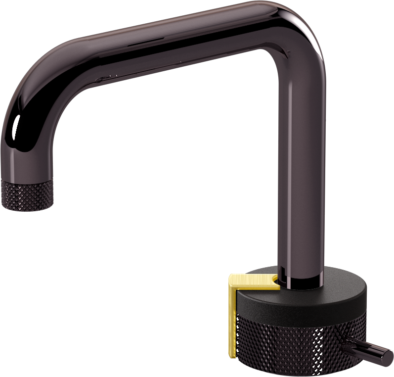 E-11500-R1BK-L2BB-OX Однорычажный прогрессивный смеситель для раковины - излив 15,3см GRAFF MOD+