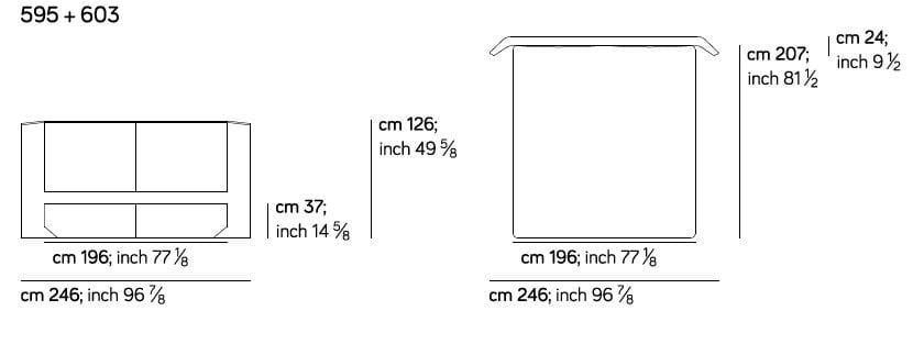 Кожаная двуспальная кровать с высоким изголовьем Amura Panis ARCH-00088670 - Вид №6