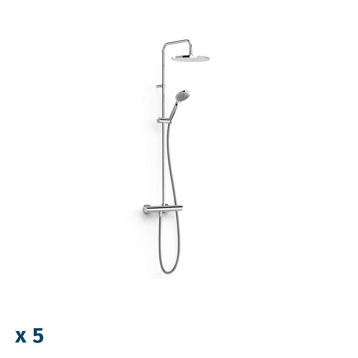 Подвесной 2-ходовой настенный термостатический смеситель для душа-19039301P TRES Thermostatic