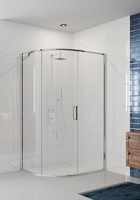 Душевой уголок асимметричный AR81Q1080 L or R Merlyn Arysto Хромированный 