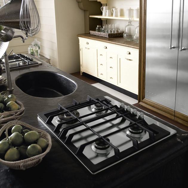 Marchi Cucine Лаковая оборудованная кухня с островом Operà Opera sun-id-1473030 - Вид №2