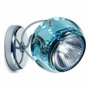 Светильник настенно-потолочный синий Fabbian D57G1331 FABBIAN  00-3882503 Синий