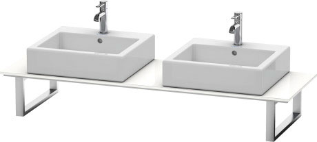 XL045C04949 X-Large Консоль для накладных раковин и встраиваемых умывальников Графит матовый, декор Duravit - Вид №2