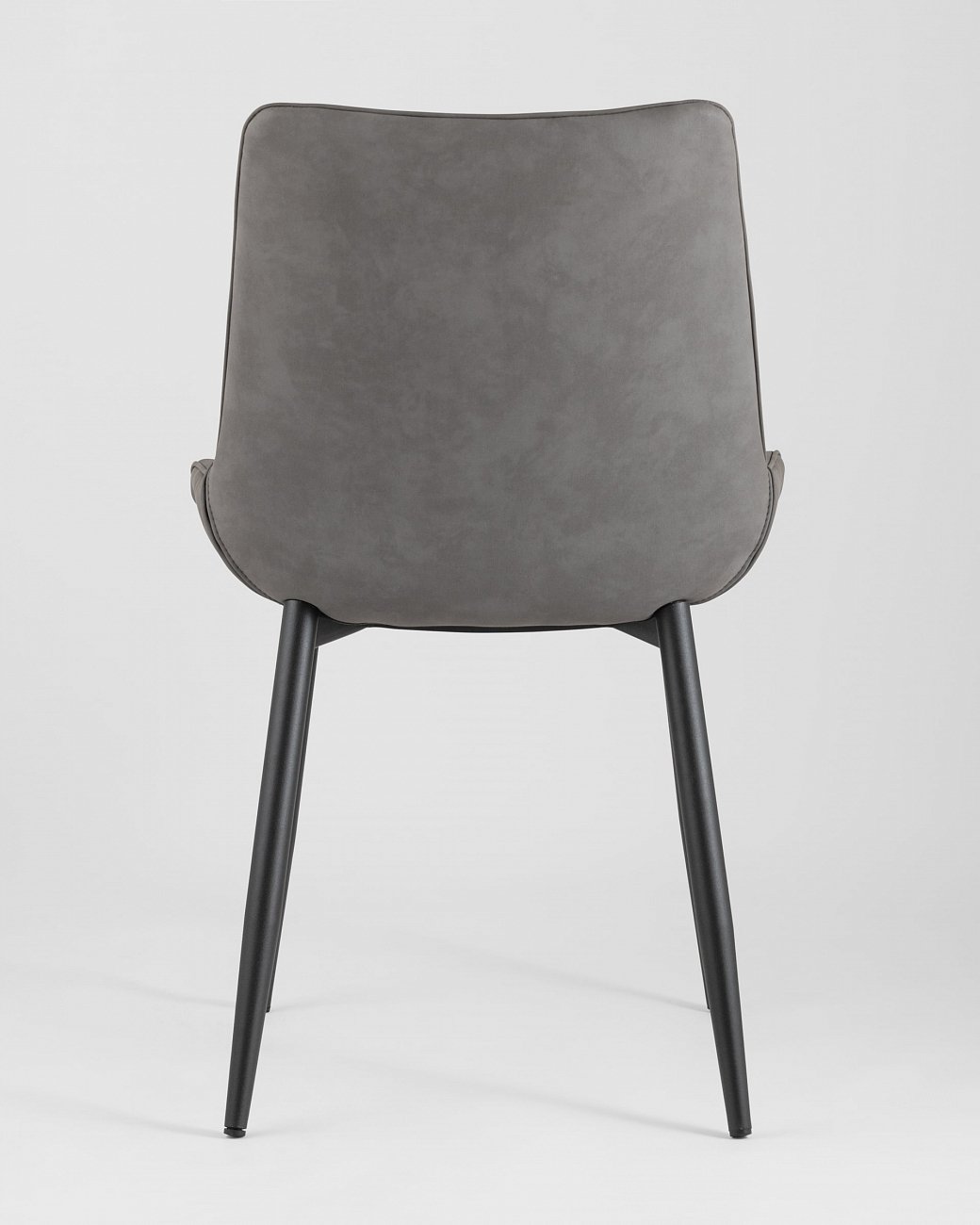 Стул со спинкой серый из экокожи "Невада" STOOL GROUP ДИЗАЙНЕРСКИЕ, ИНТЕРЬЕРНЫЕ 00-3946290 Серый  - Вид №5