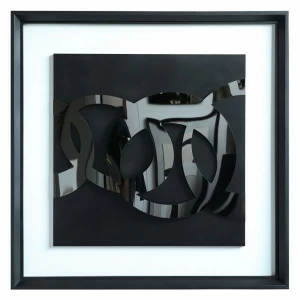 Панно-картина на стену Temper Black EVENHOME  192763 Белый;черный