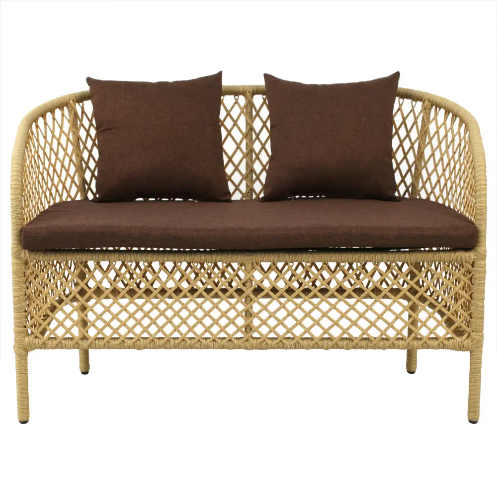 Диван Laura 120x62x80 см полиэстер/сталь бежевый Santreyd STLM-2148645 - Вид №1