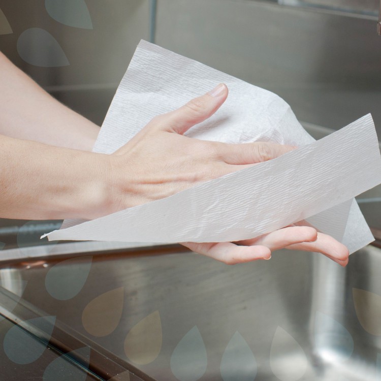 1126 Kimberly Clark Полотенца бумажные листовые Kimberly Clark Soft Pop-Up 1126 (11268) Z-сложения 1-слойные в пачке по 70 листов  - Вид №3