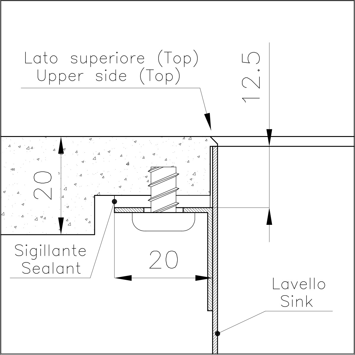 4156851 Раковина Phantom Edge Vintage - 4156851 Fosterspa  - Вид №6