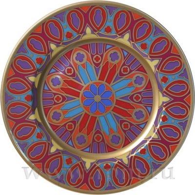 10612671 Императорский фарфоровый завод Подарочный набор тар.дек. 26,5см "Готическая 11" "Mazarin" Фарфор твердый 