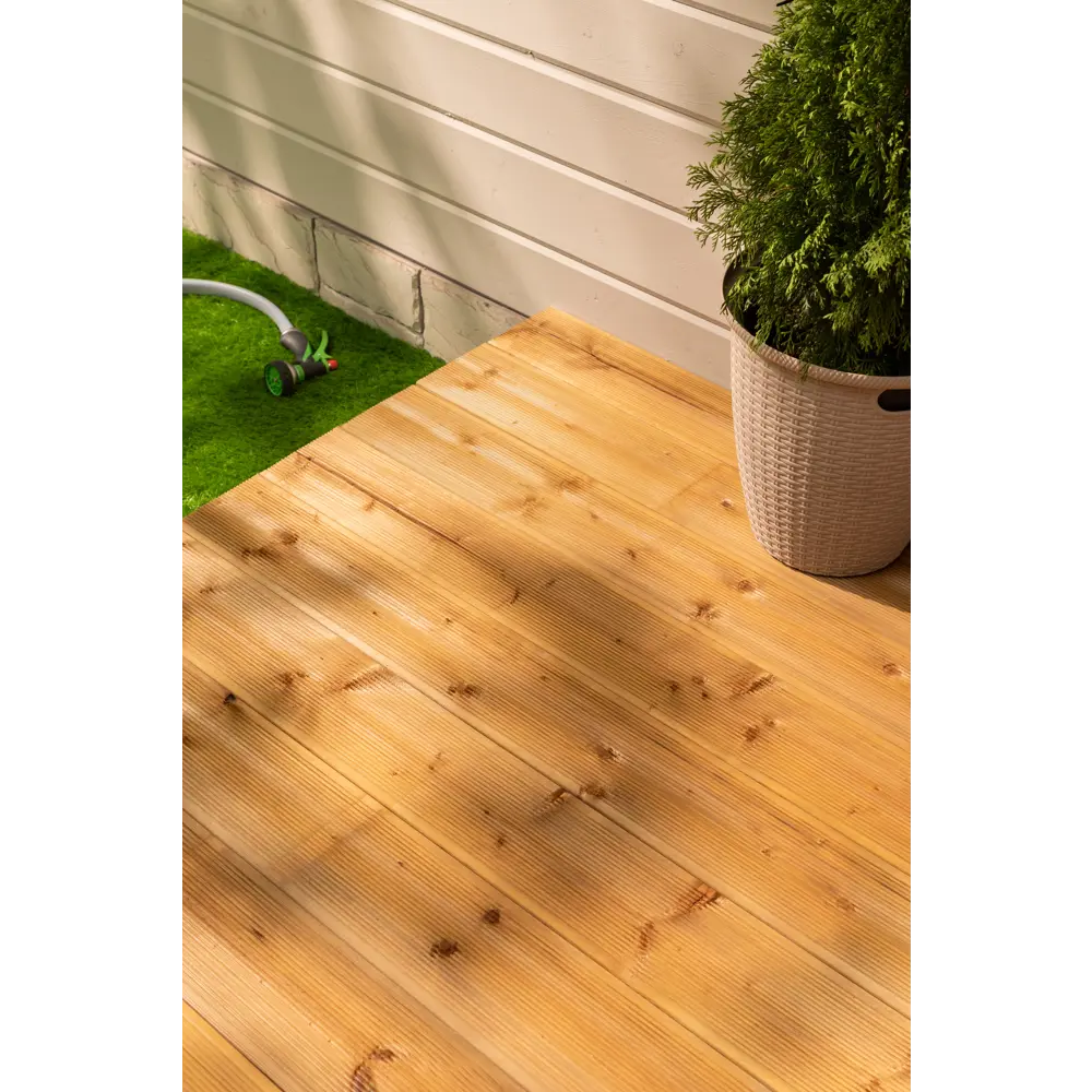 Террасная доска импрегнированная хвоя 28x140x6000 мм вельвет 0.84 м² РУСШПАЛА STLM-2062796 - Вид №10