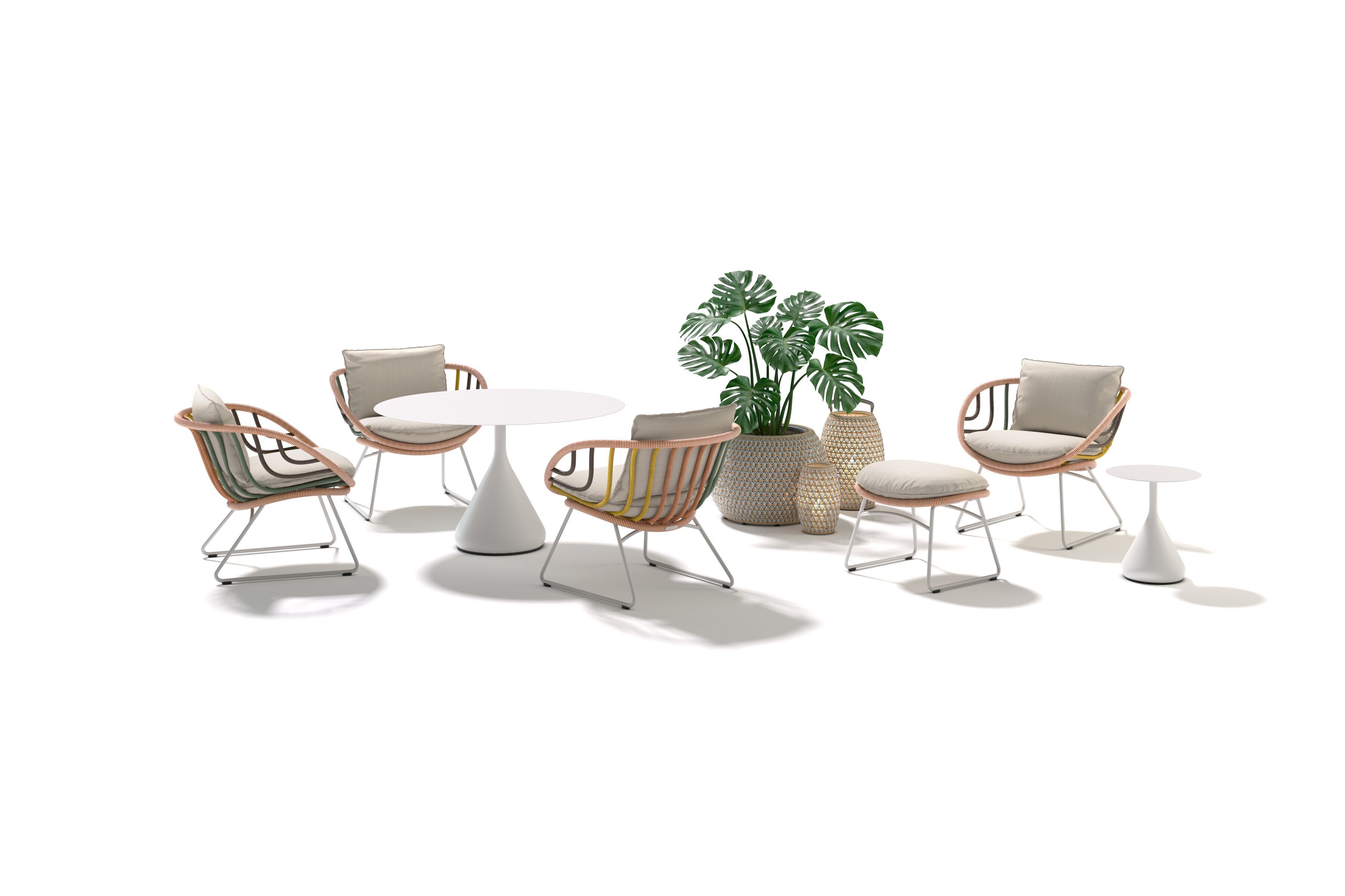 Ткань сани сад стул DEDON KIDA ARCH-00033722 - Вид №3