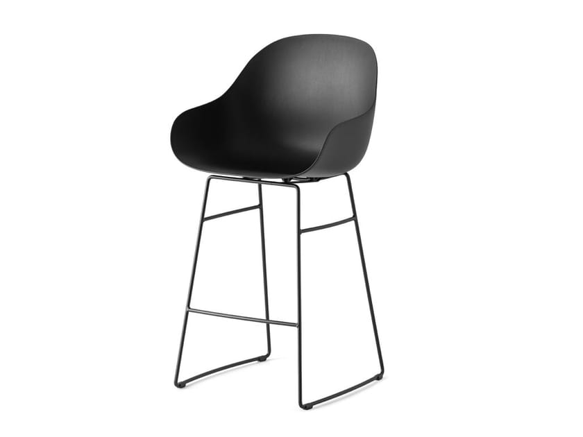 Высокий табурет из полипропилена с металлическими ножками Connubia Академия ARCH-00053677