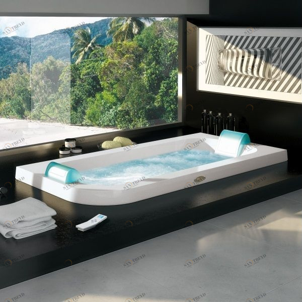 Ванна с гидромассажем "HYDRO BASE" Aquasoul Doubble встроенная 9443-476 Dx Jacuzzi 9443476DX