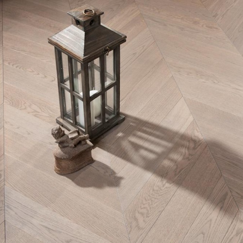 Паркет Ёлка Coswick Шамбор Дуб Натур (Гладкая) 320х82,55 мм 11283215 - Вид №6