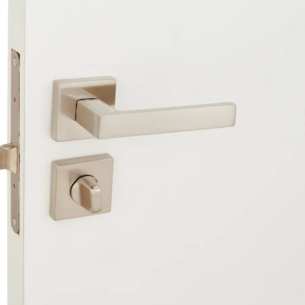 Santreyd Дверная ручка Lorena 88 SN с запиранием в глянцевом никеле 85219990 STLM-1493030 - Вид №6