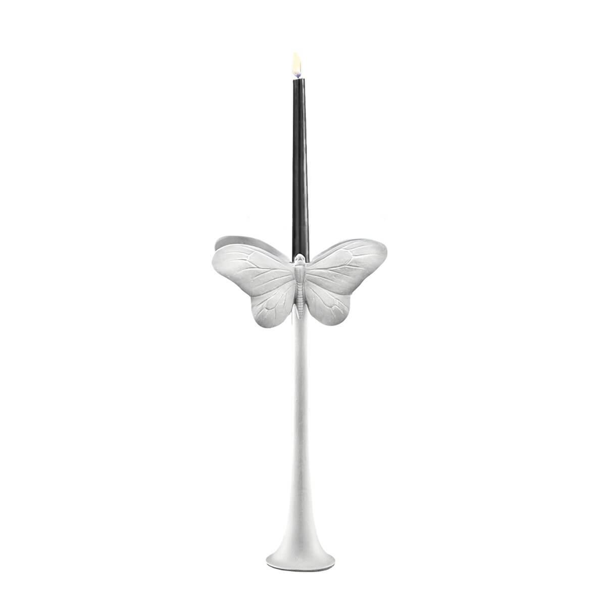 300069-10 ABHIKA ПОДСВЕЧНИК БАБОЧКА WHITE 