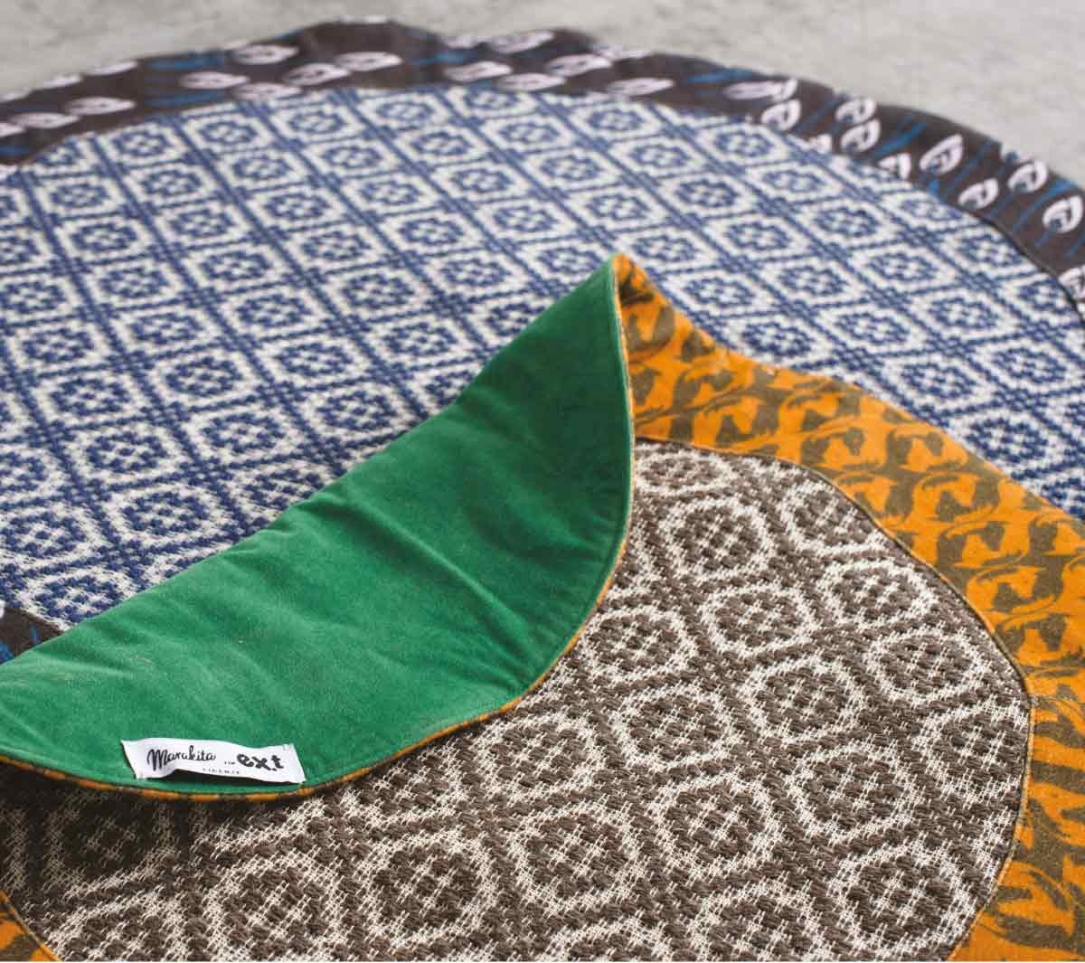 Ex.T Marpet Two Круглый ковер из набивной ткани EXMARPET2  - Вид №1