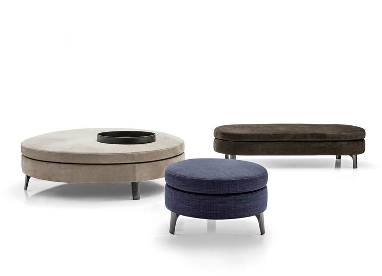 Minotti Мягкий пуф со съемным чехлом Denny sun-id-1363779 - Вид №1