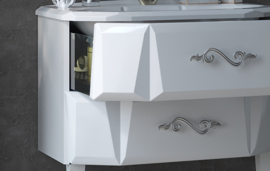 У40385 Тумба с раковиной Brilliant 80, 2я, White 1 Marka Brilliant  - Вид №3