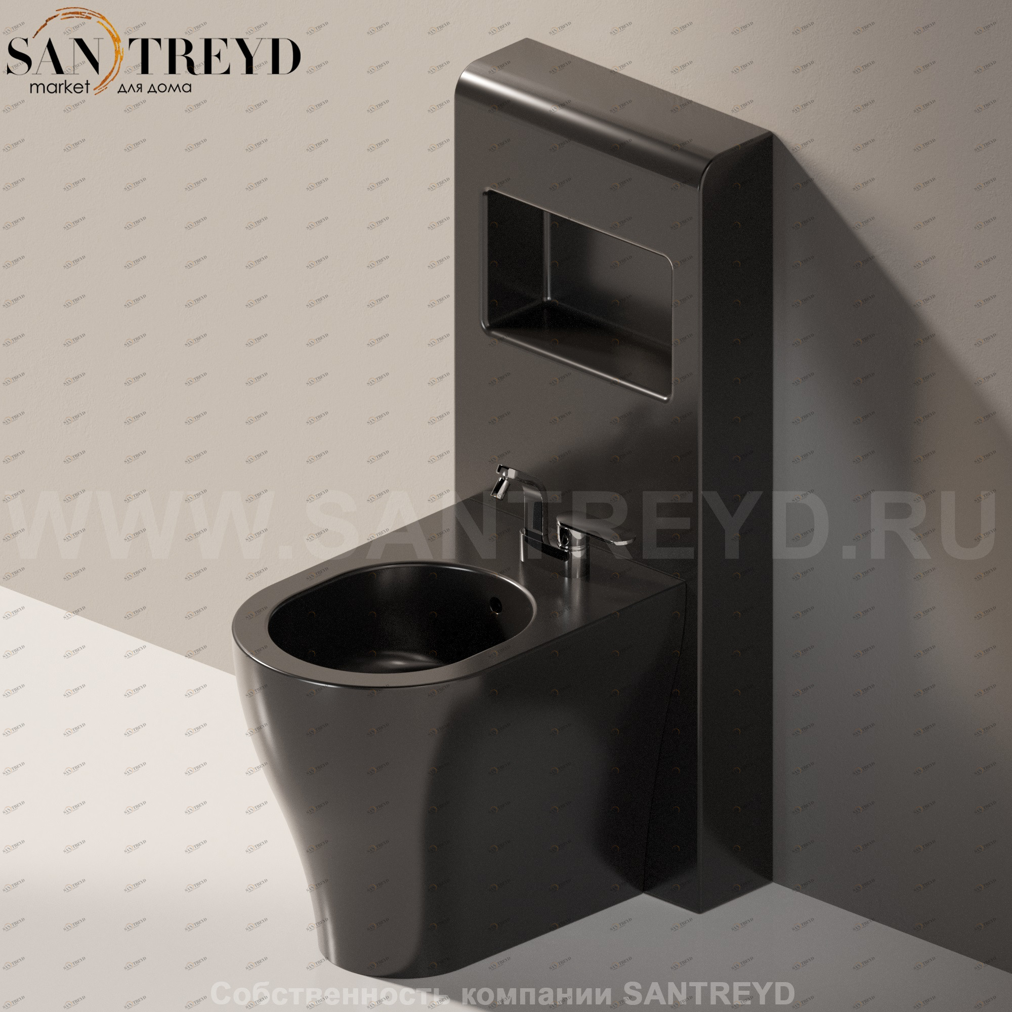 TR409017 Биде напольное Niagara Ceramica Flaminia