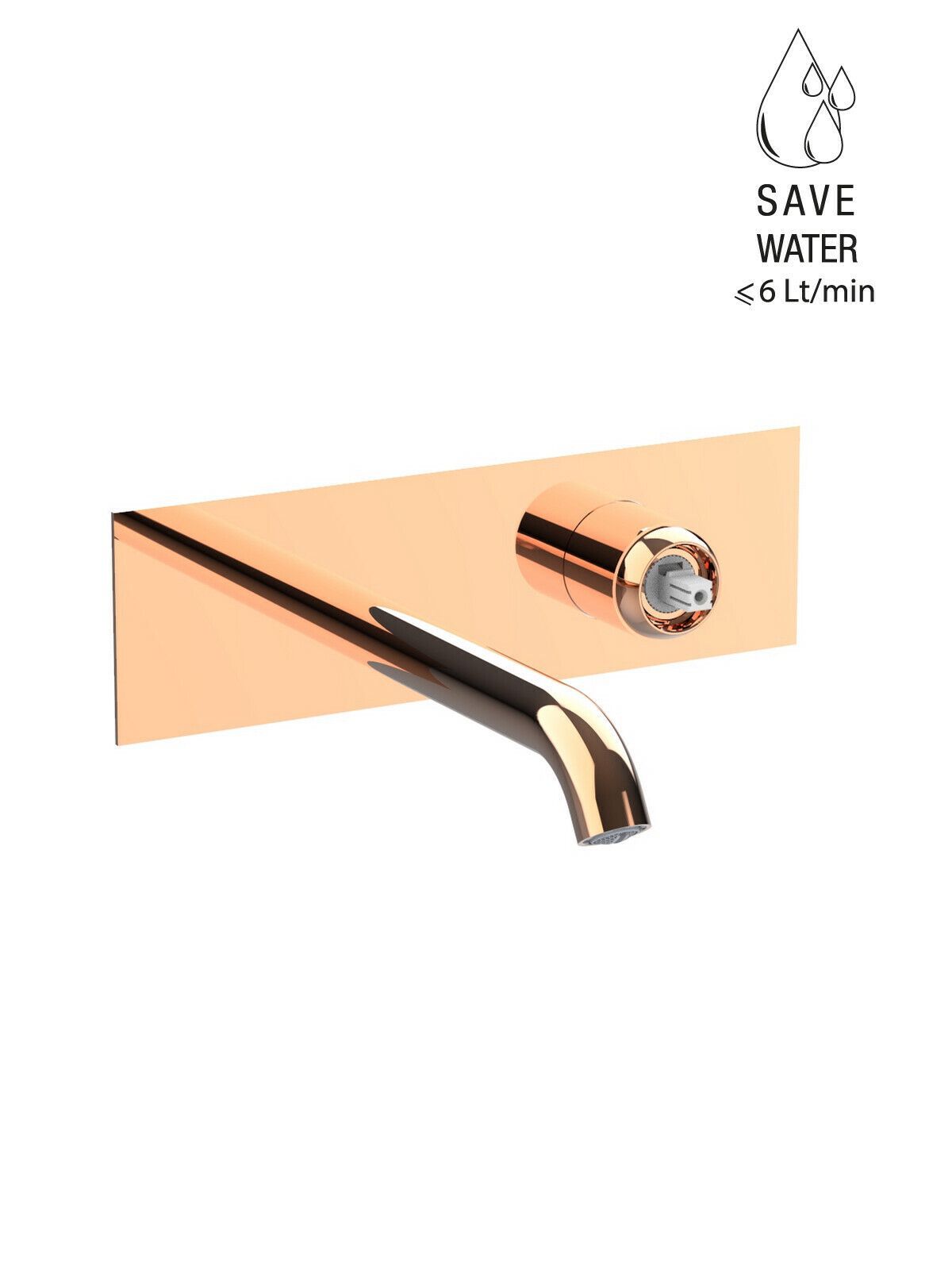 Настенный смеситель для раковины с 2 отверстиями без слива Rubinetterie Frattini Pepe XLS ARCH-00148159 - Вид №24