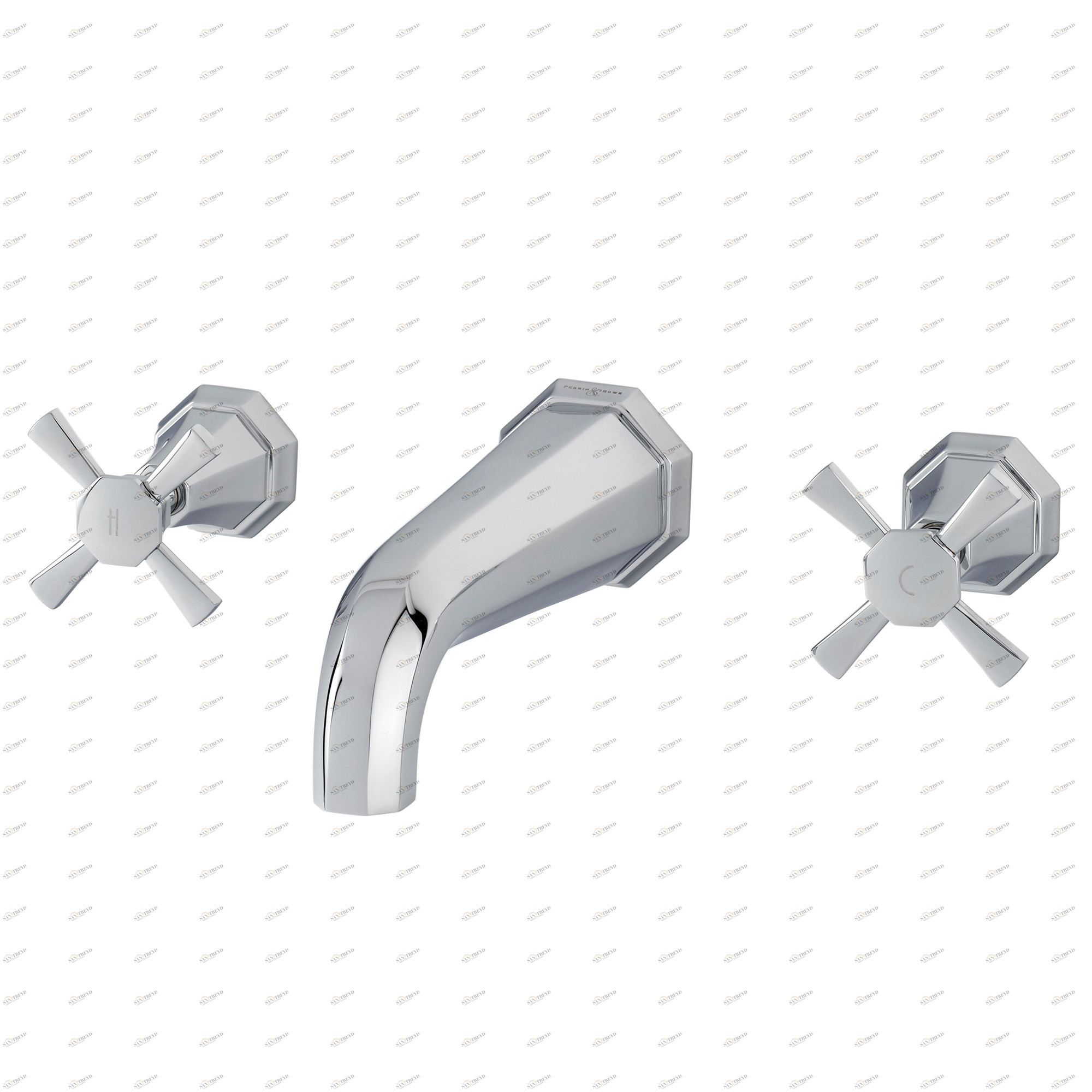 Traditional bathrooms ART DÉCO Waschtisch 3-Loch Mischbatterie Pr3171/bn Art Deco