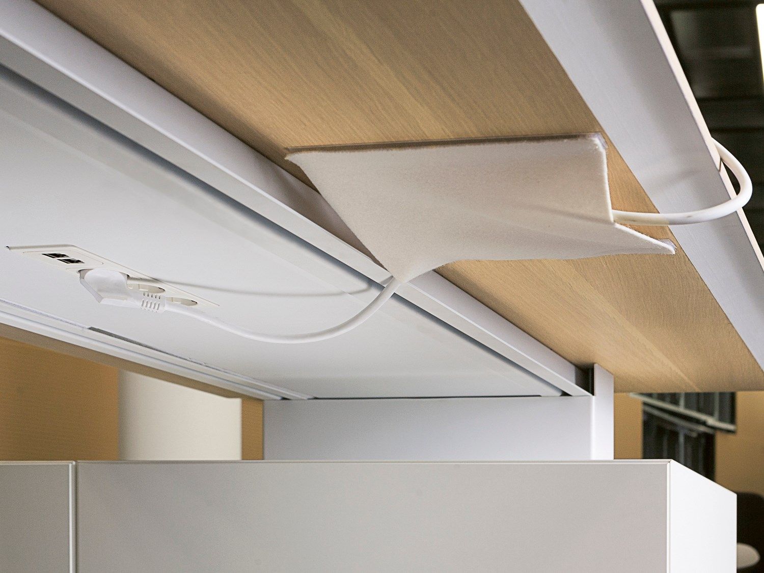 Стол со встроенной полкой с ящиками FANTONI ARCH-00023534 - Вид №3