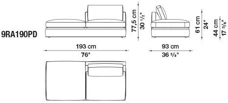 B&B Italia Диван из ткани Richard sun-id-1429934 - Вид №11