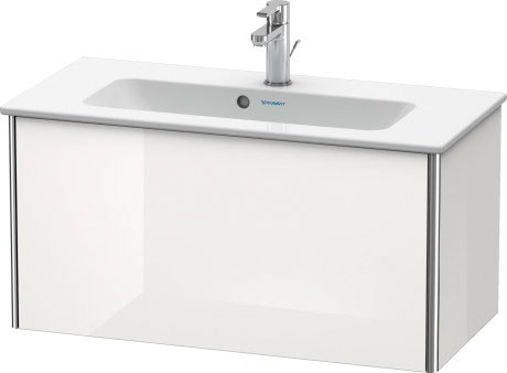 XS406601818 Тумбочка подвесная компакт XSquare #XS4066 810 x 388 мм Белый матовый, декор Duravit - Вид №2