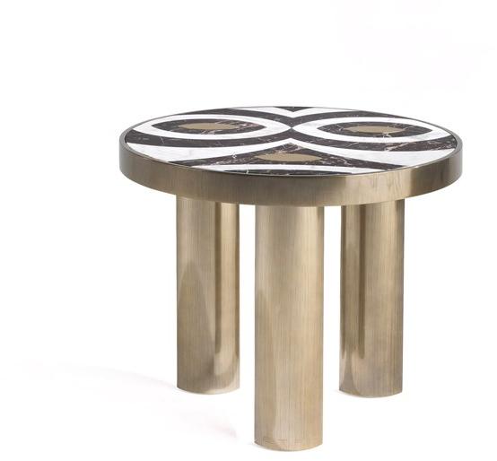 ETRO Home Interiors Круглый деревянный журнальный столик  E.aka.232.a  - Вид №1