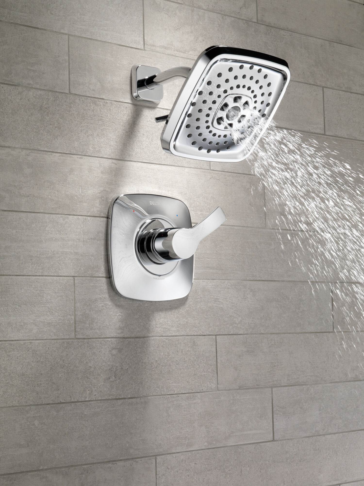 T14252 Накладка для душа Monitor® 14 серии H2Okinetic® Delta Faucet Tesla Хром - Вид №4