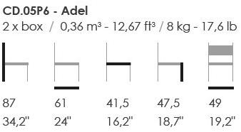 Fenabel Мягкое кресло из ткани или экокожи Adel sun-id-1387242 - Вид №2