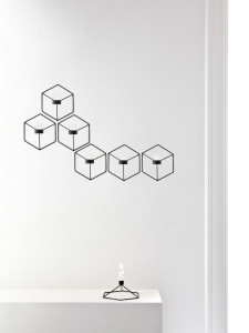 5709262960750 Настенный подсвечник POV, черный LuceLight