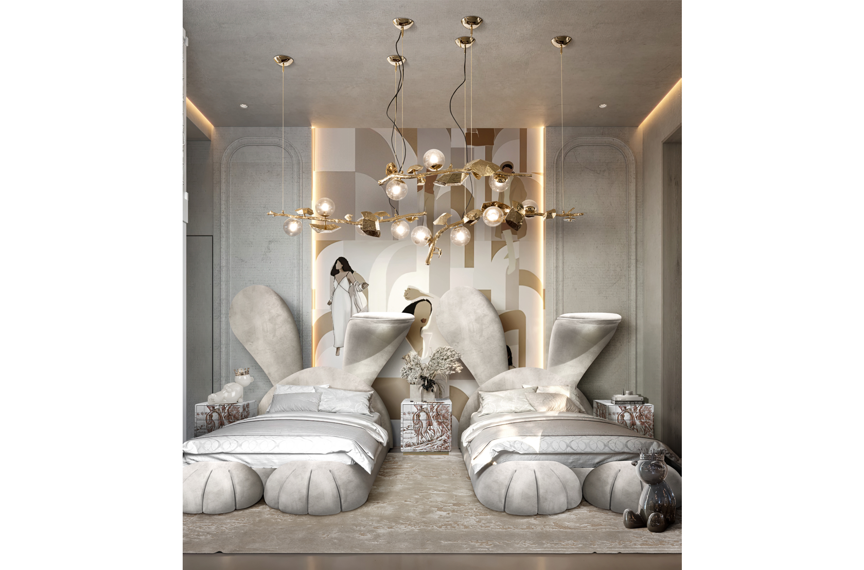 CIST497 Детская односпальная кровать Мистер Банни Circu  - Вид №4