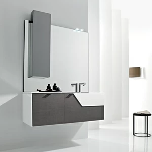 Комбинация ванной комнаты PV15 в отделке Wing Mineralmarmo / 141 Bianco / 99 Juta  MILLDUE PIVOT