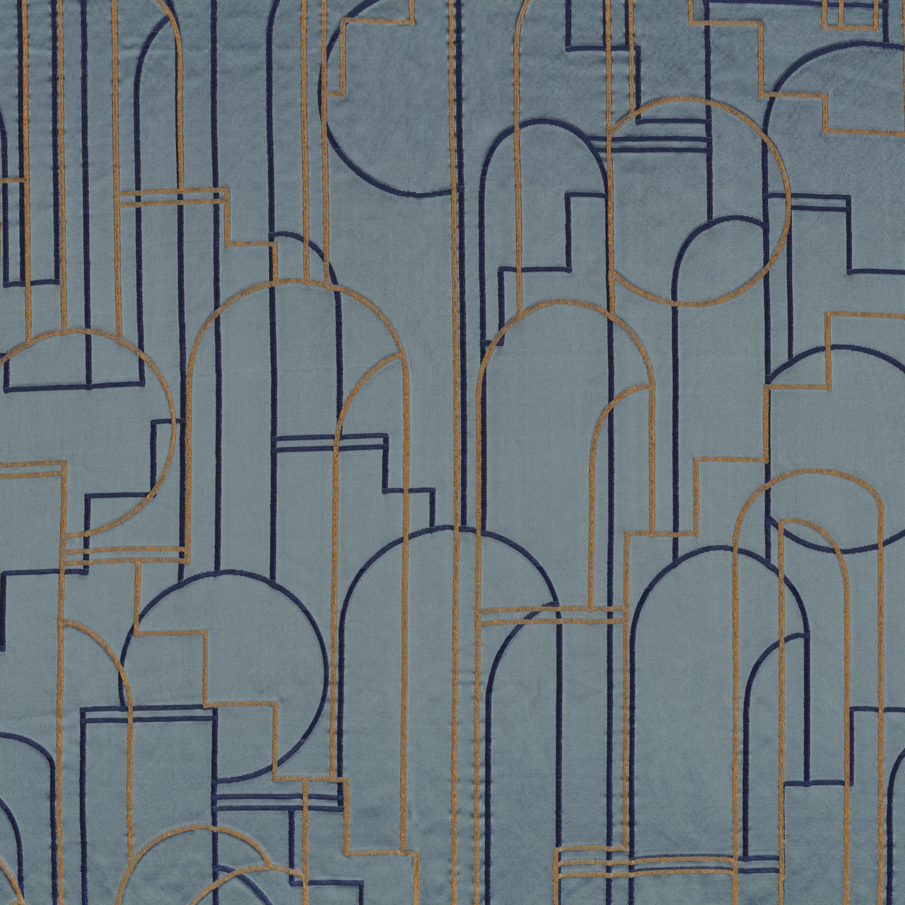 Вискозная ткань с графическим рисунком Casamance Galerie ARCH-00123245 - Вид №5