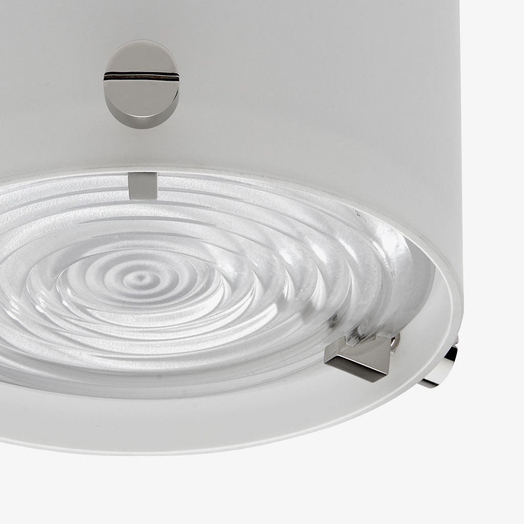 PBLT03 Малый потолочный заподлицо со стеклянным плафоном Phoebe Waterworks  - Вид №1