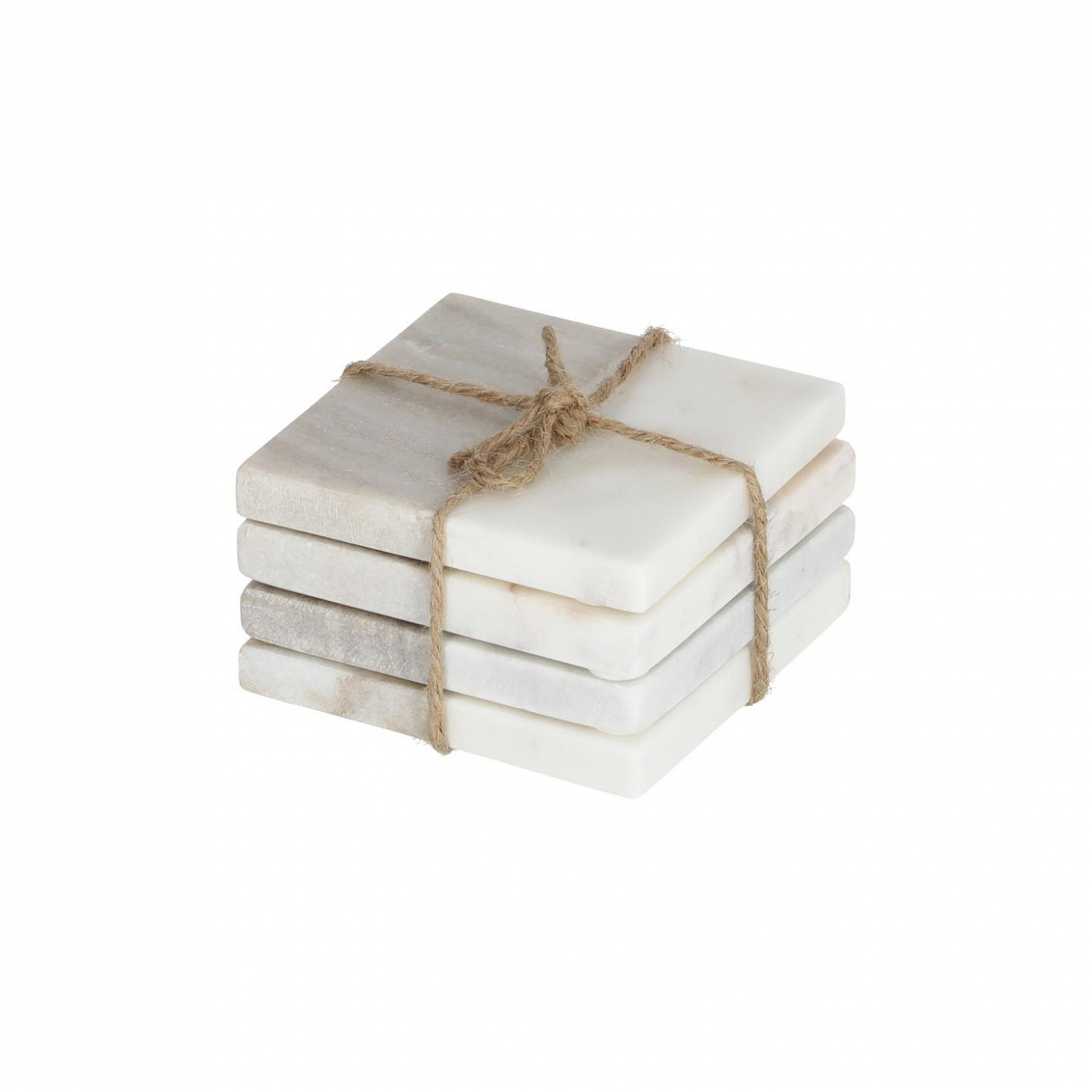 092407 Набор из 4-х подставок из мрамора La Forma Danelle  - Вид №2