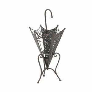 Подставка для зонтов черного цвета в виде зонта TO4ROOMS  213992 Черный