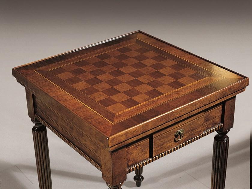 SCAPPINI & C Квадратный деревянный стол для игры в нарды 35th anniversary 995 - Вид №1