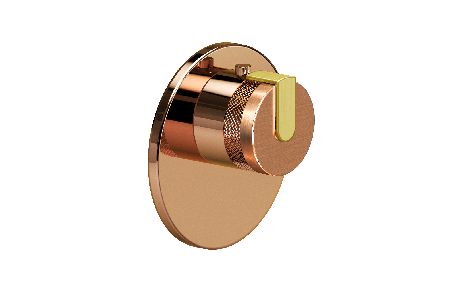 E-8027-R1BRGE-L1BB-RG-T Термостатический переключатель 3/4-Внешняя часть GRAFF MOD+