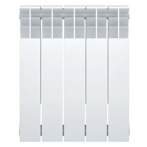 Радиатор секционный Monlan Bimetal 500/80 5 секций боковое подключение биметалл белый