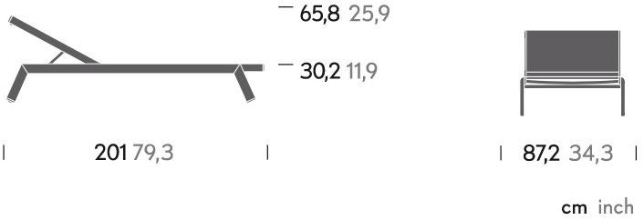 Kettal Садовый лежак на колесиках Molo #42600-002-05 - Вид №1