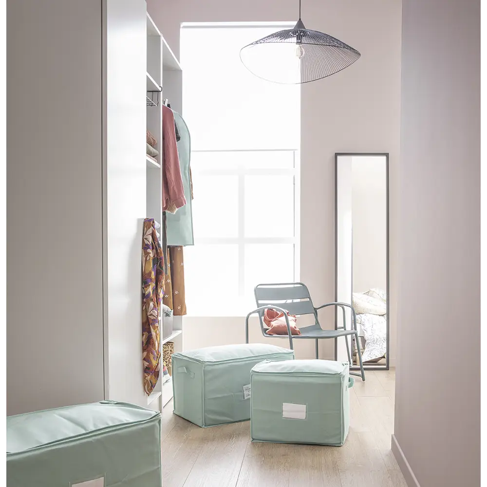 Короб с вакуумным пакетом Spaceo 42x36x33 см цвет зеленый STLM-2091834 - Вид №1